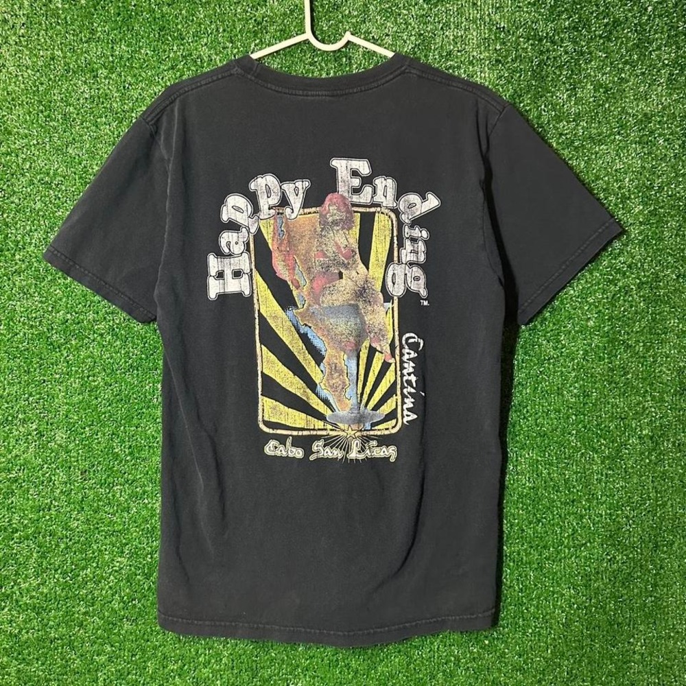 Vintage 90s‎ Black Happy Endings T shirt